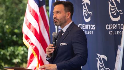 Cerritos College Check Presentation