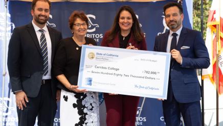 Cerritos College Check Presentation