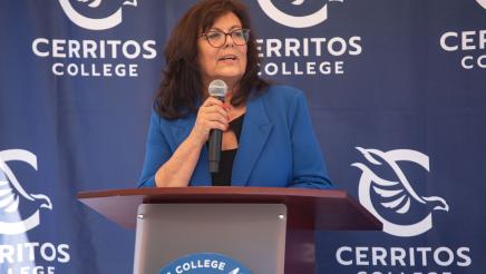 Cerritos College Check Presentation