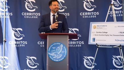 Cerritos College Check Presentation