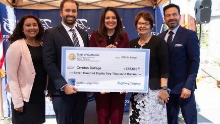 Cerritos College Check Presentation