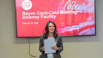 Coca Cola Plant Electric Vehicle Tour
