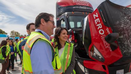 Coca Cola Plant Electric Vehicle Tour